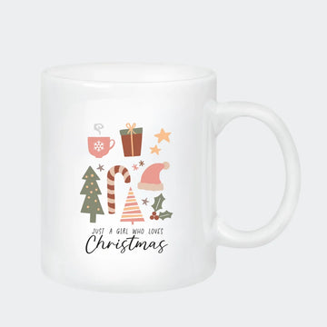 Aesthetic Christmas Customizer TeeInBlue Keramik krus 330ml hvid 330ml