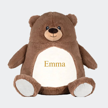 Brun bjørne bamse Customizer 123Unik Navn