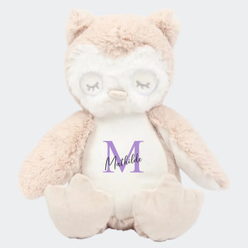 Lille ugle bamse Customizer TeeInBlue Vælg farve fra vores farvepalette brun M