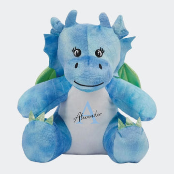 Lille drage bamse Customizer TeeInBlue Vælg farve fra vores farvepalette blå M