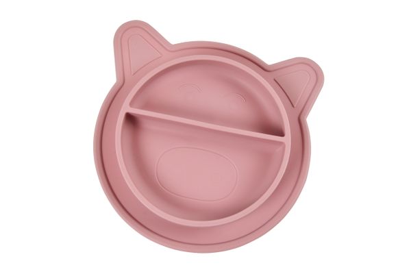 Magni | Tallerken i Silikone LFGB rosa Alm produkt 123Unik