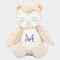 Lille ugle bamse Customizer TeeInBlue Design selv farve brun m