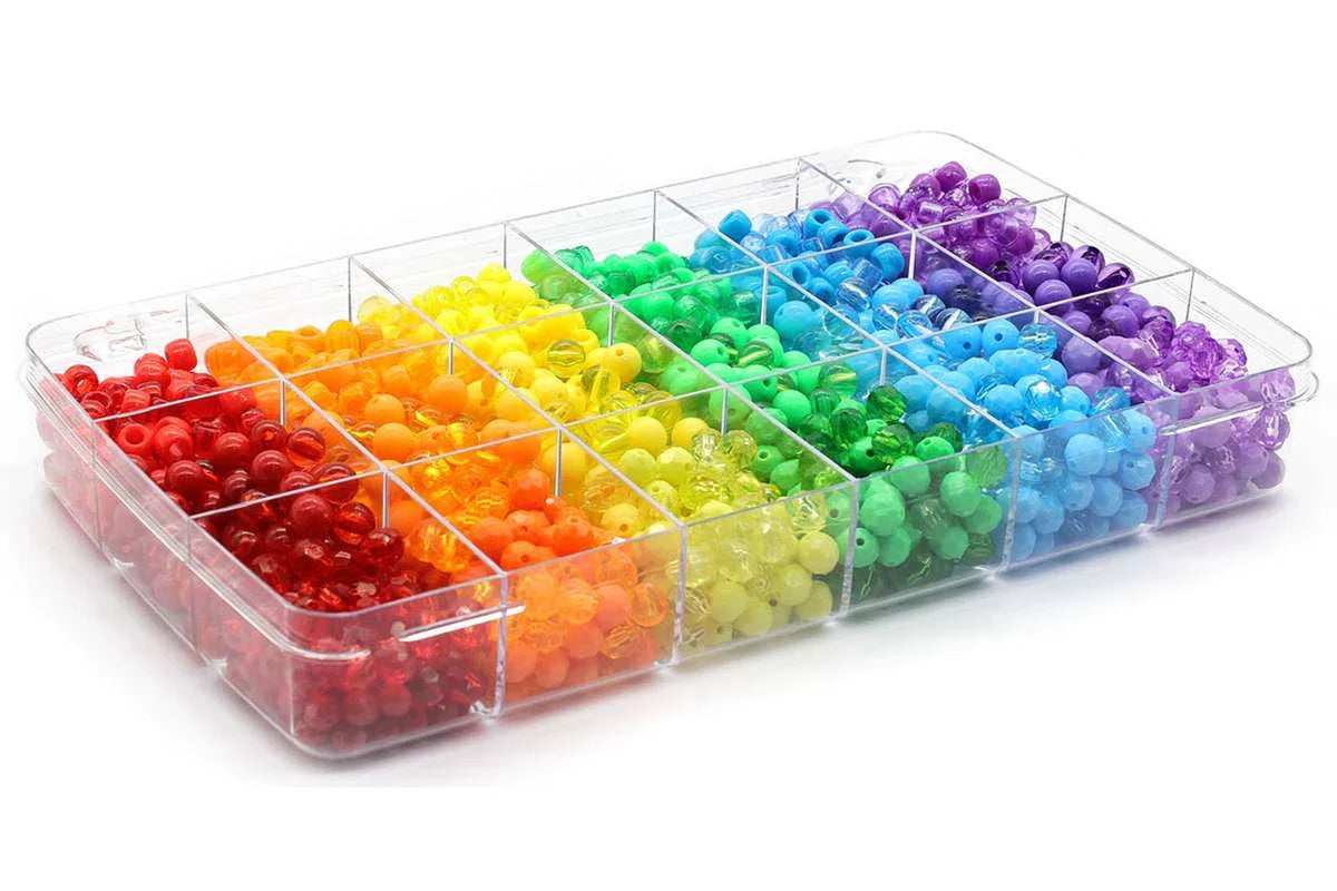 Pearl ´n Fun Regnbuefarvet perlemix 123Unik
