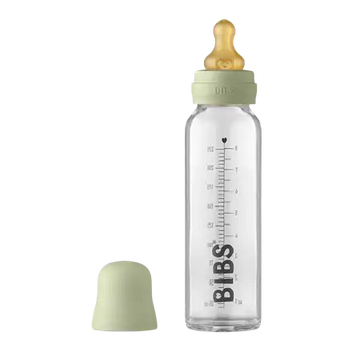 BIBS glassutteflaske - 225ml - flere farver